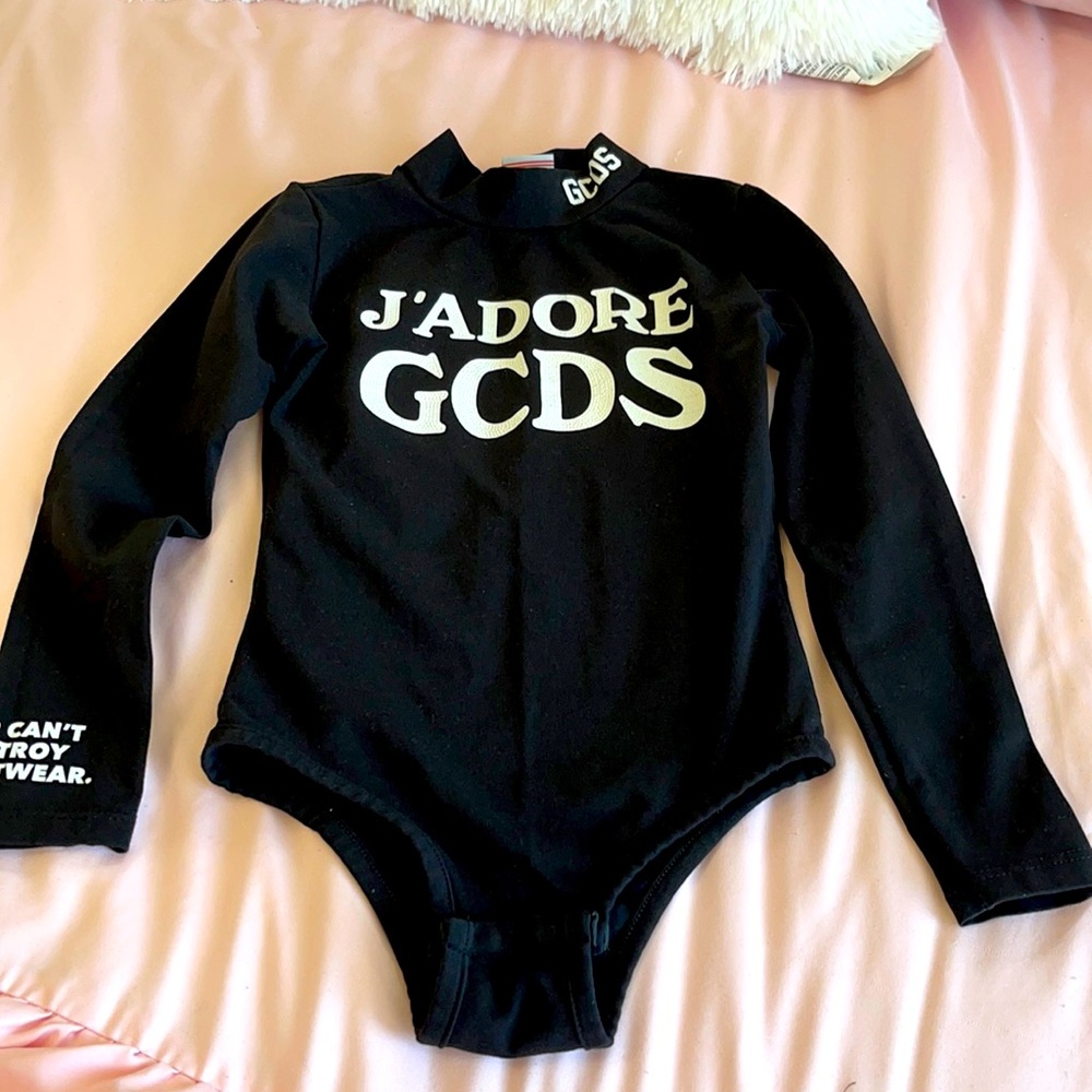 Black bodysuit GCDS 6yrs